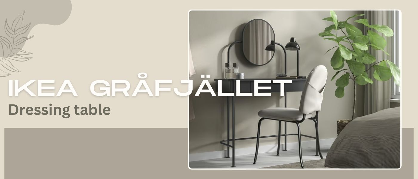 میز آرایش ایکیا مدل IKEA GRAFJALLET